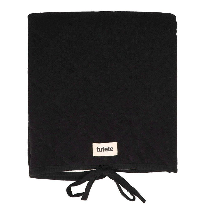 Tutete - Cotton Baby Changer - Black - Mabel & Fox
