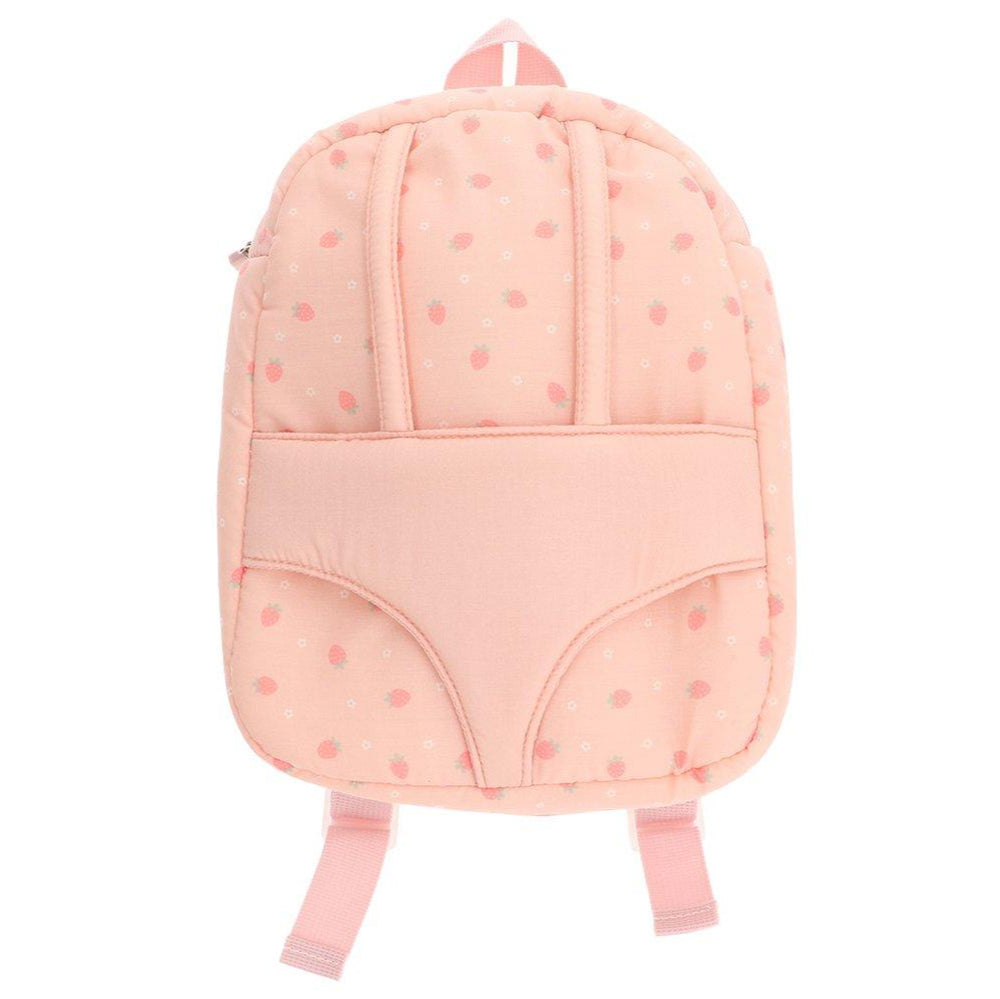 Tutete - Doll Backpack - Pink Strawberries - Mabel & Fox