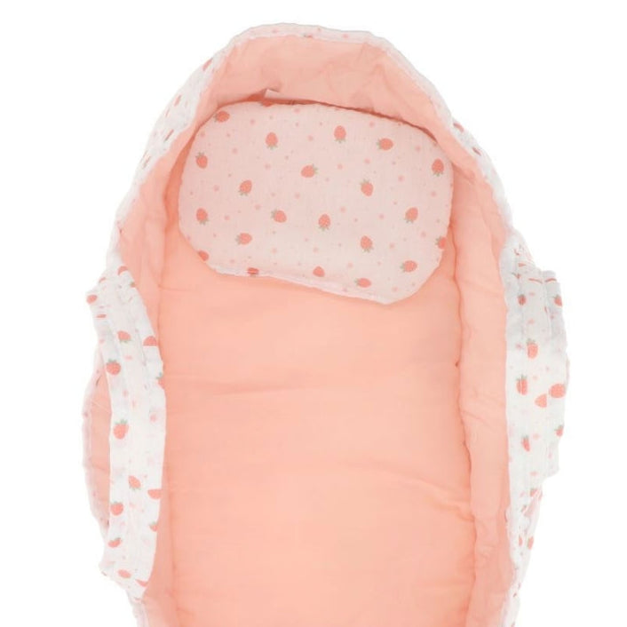 Tutete - Doll Carrier - White Strawberries - Mabel & Fox