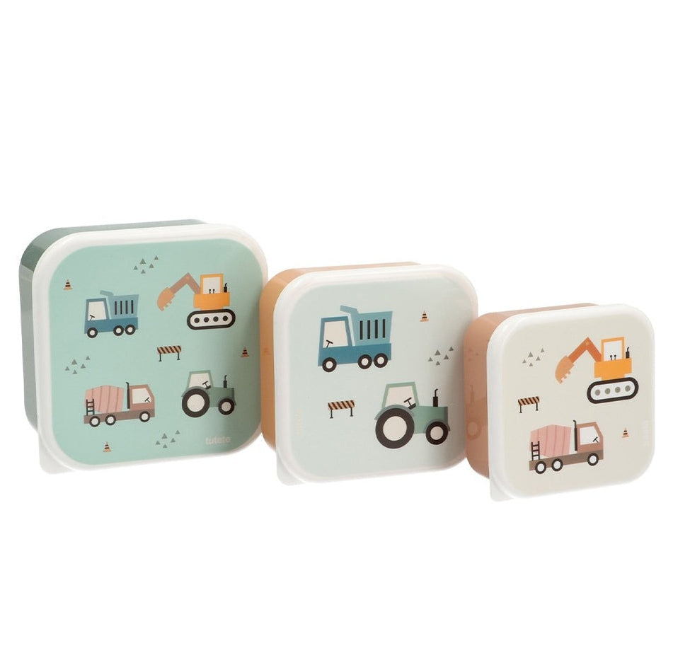 Tutete - Lunch Box Set - Trucks (3 Pack) - Mabel & Fox