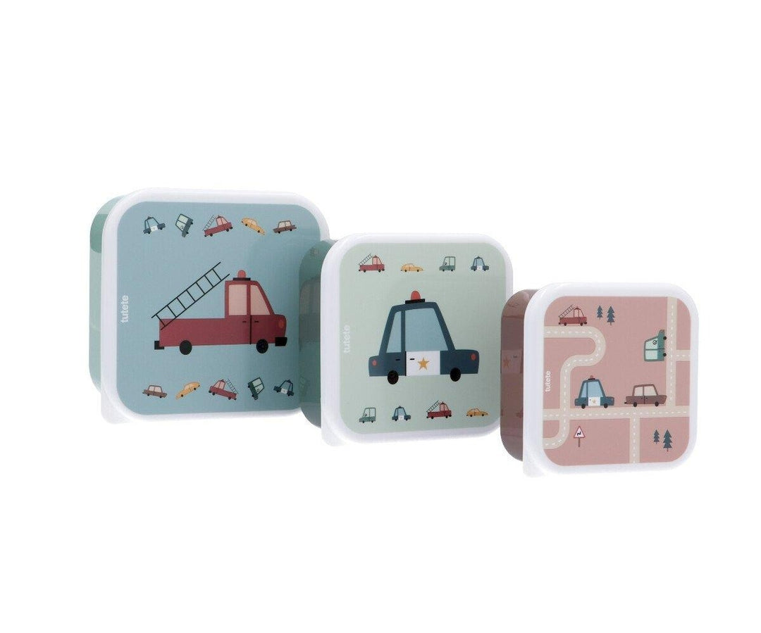 Tutete - Lunch Box Set - Vintage Cars - Mabel & Fox