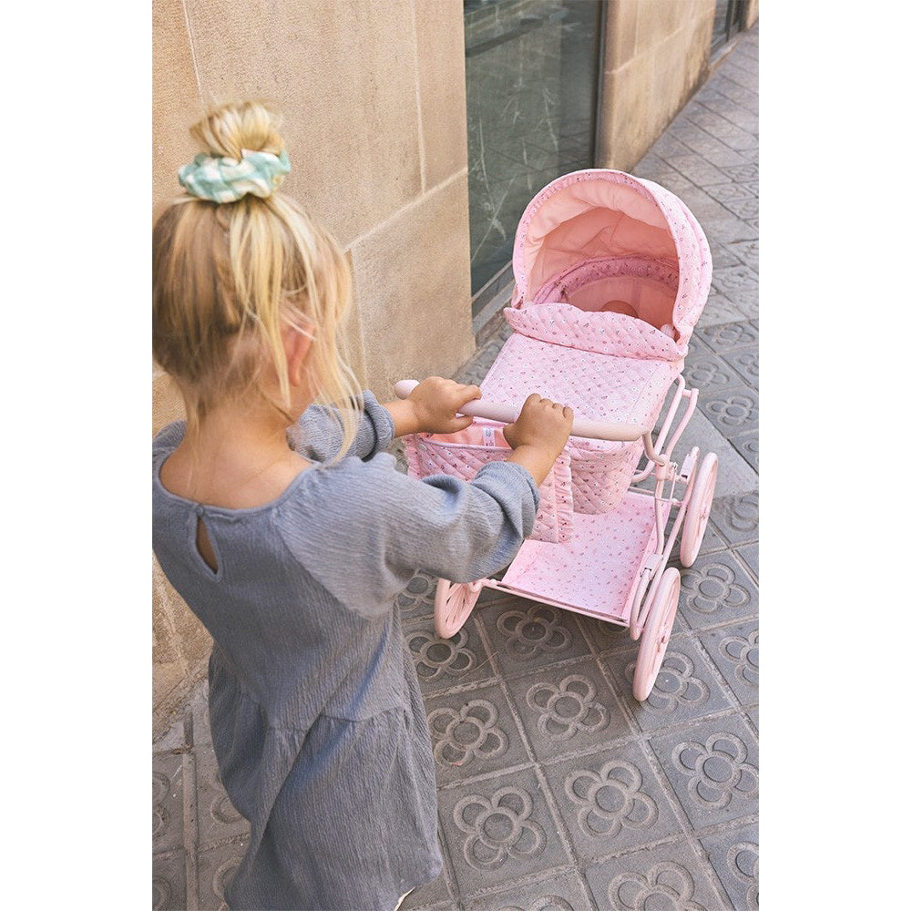 Tutete - Monnëka Doll Pram - Flowers - Mabel & Fox