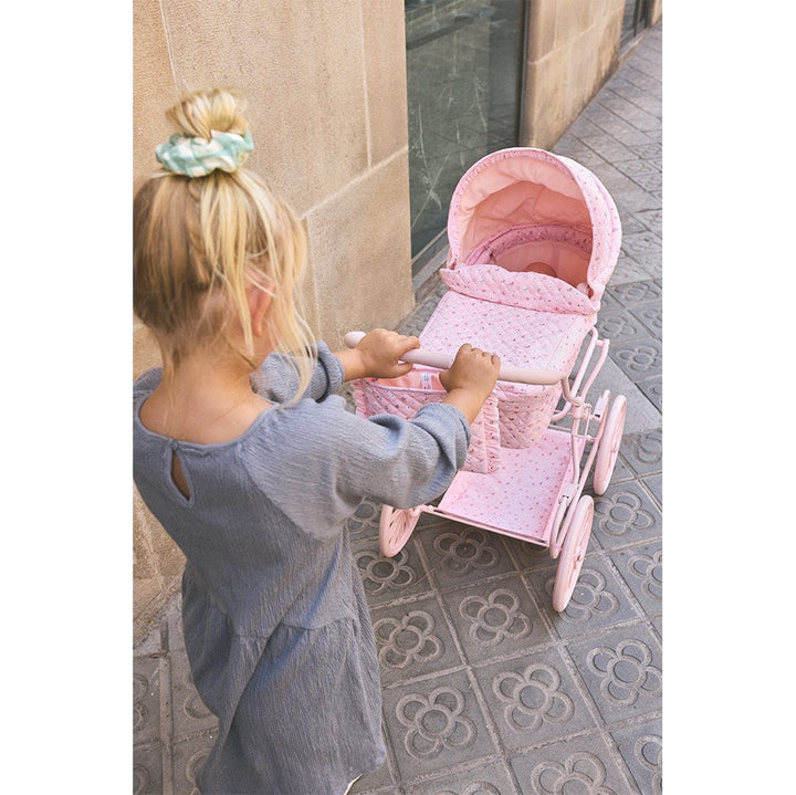 Tutete - Monnëka Doll Pram - Flowers - Mabel & Fox
