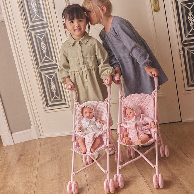TuteteMonnka Doll StrollerVichy - Mabel & Fox