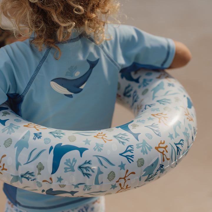 Little Dutch - Swim Ring - Ocean Dreams Blue - Mabel & Fox