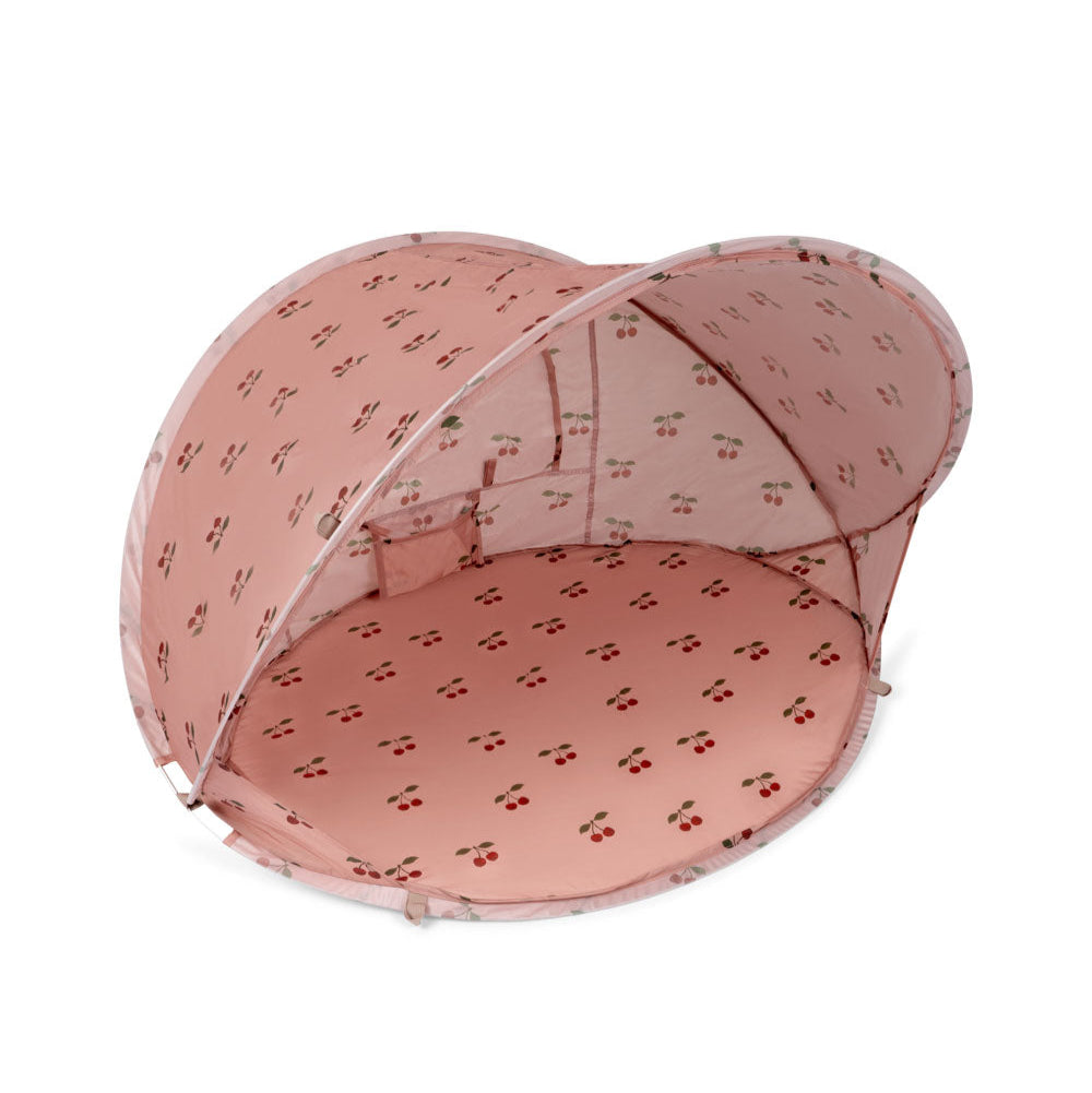 Konges Slojd - Mini Beach Pop Up Tent - Anti UV 50+ - Ma Grande Cerise Blush - Mabel & Fox