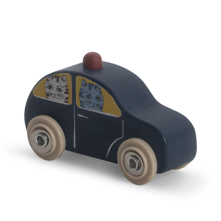 Konges Slojd - Wooden Little Car - Blue