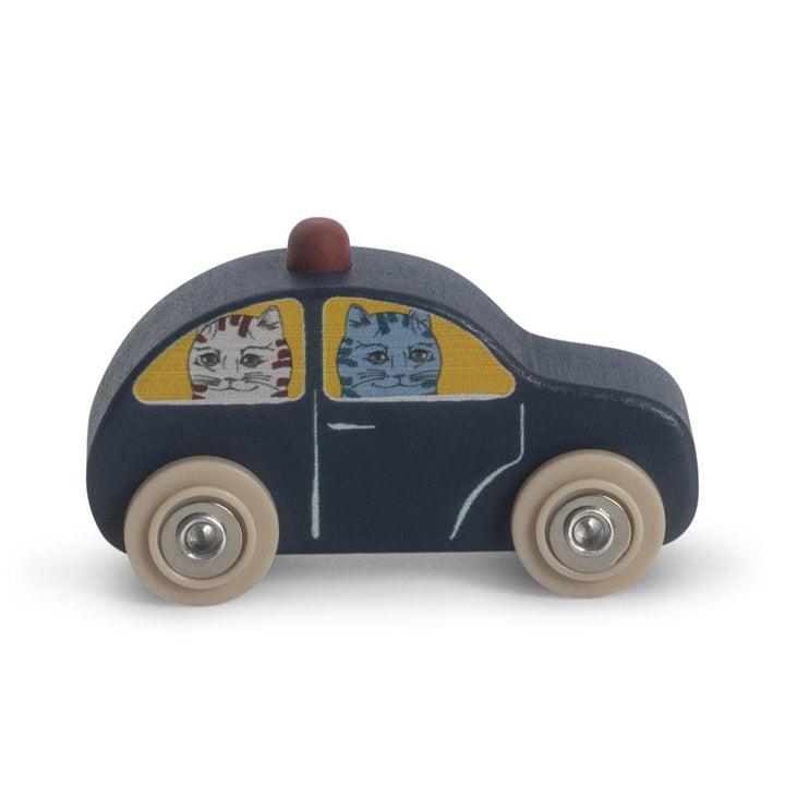 Konges Slojd - Wooden Little Car - Blue