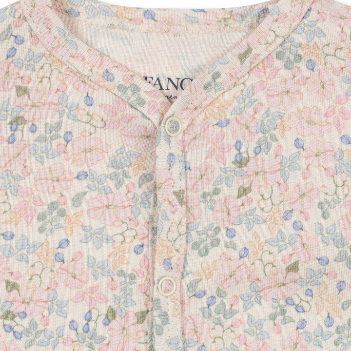 Konges Slojd - Fanga Fontana -  Fio - Onesie - Prato Fiori