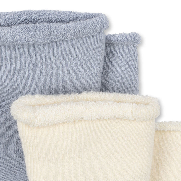 Konges Slojd - Fanga Fontana - Vicino - Terry Socks - Gray Dawn - (2 Pack)