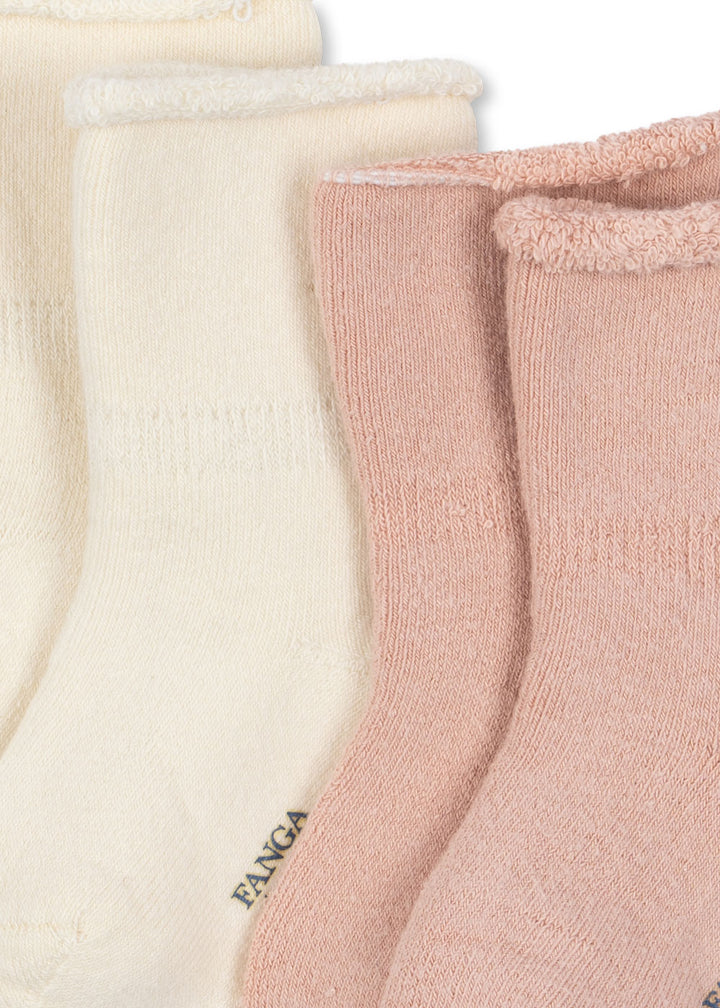 Konges Slojd - Fanga Fontana - Vicino - Terry Socks - Cameo Rose - (2 Pack)