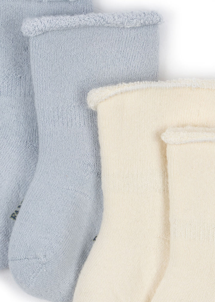 Konges Slojd - Fanga Fontana - Vicino - Terry Socks - Gray Dawn - (2 Pack)