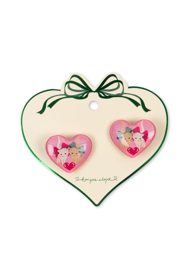 Konges Slojd -  Hair Clip - Vilma - Bow Kitty ( 2 Pack)