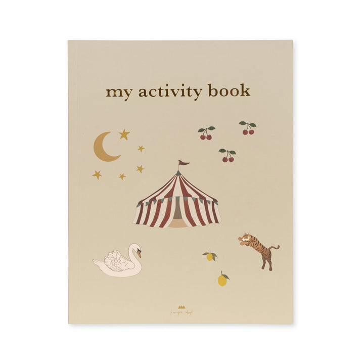 Konges Slojd - Activity Book With Colour Pencils - Off White