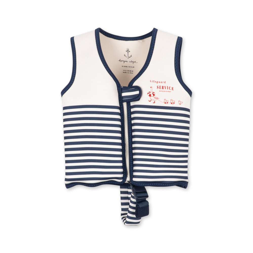 Konges Slojd – Ellis Swim Vest – Marin Stripe - Mabel & Fox