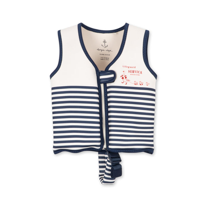Konges Slojd – Ellis Swim Vest – Marin Stripe - Mabel & Fox