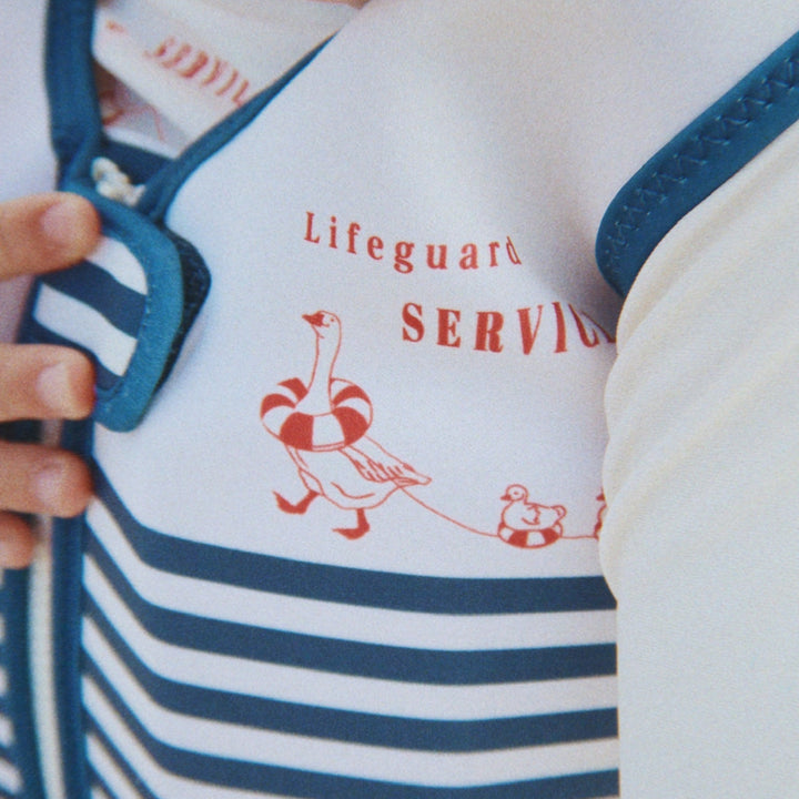 Konges Slojd – Ellis Swim Vest – Marin Stripe - Mabel & Fox