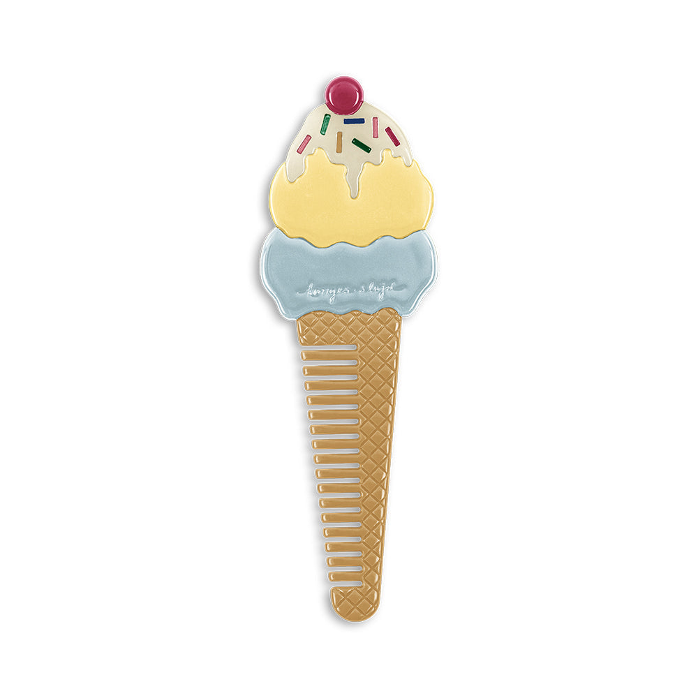 Konges Slojd - Ice Cream Comb - Beach Blue - Mabel & Fox