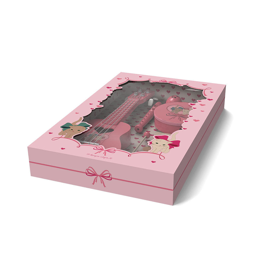 Konges Slojd - All I Wish For - Music Set - Bow Kitty Pink - Mabel & Fox