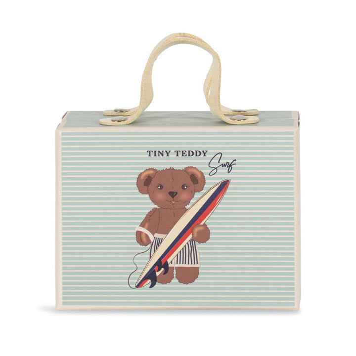 Konges Slojd – Tiny Teddy Travel – Blue Stripe - Mabel & Fox