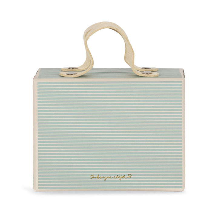 Konges Slojd – Tiny Teddy Travel – Blue Stripe - Mabel & Fox