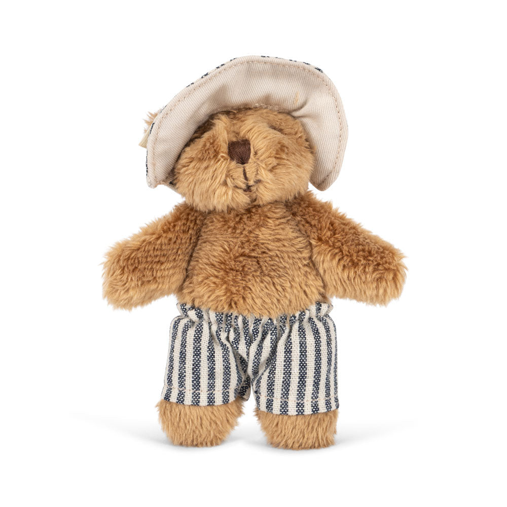 Konges Slojd – Tiny Teddy Travel – Blue Stripe - Mabel & Fox