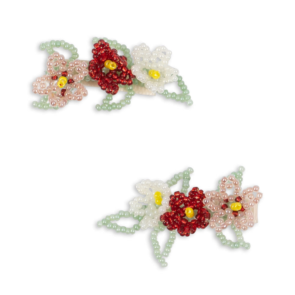 Konges Slojd – Flower Field Hair Clips (2 Pack) - Mabel & Fox