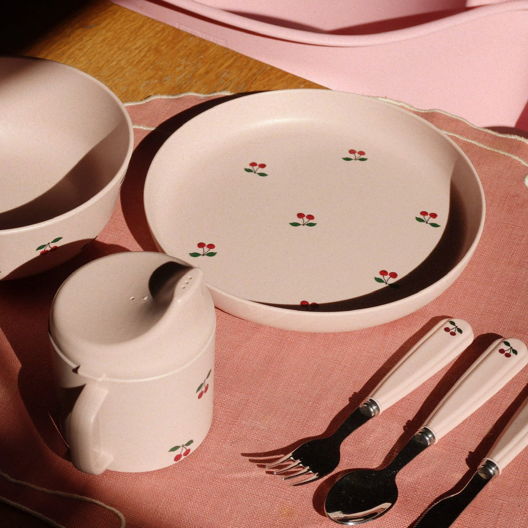 Konges Slojd – Plates (5 Pack) – Cherry Mix - Mabel & Fox