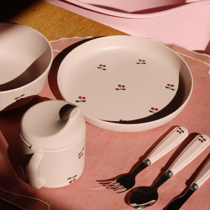 Konges Slojd – Plates (5 Pack) – Cherry Mix - Mabel & Fox