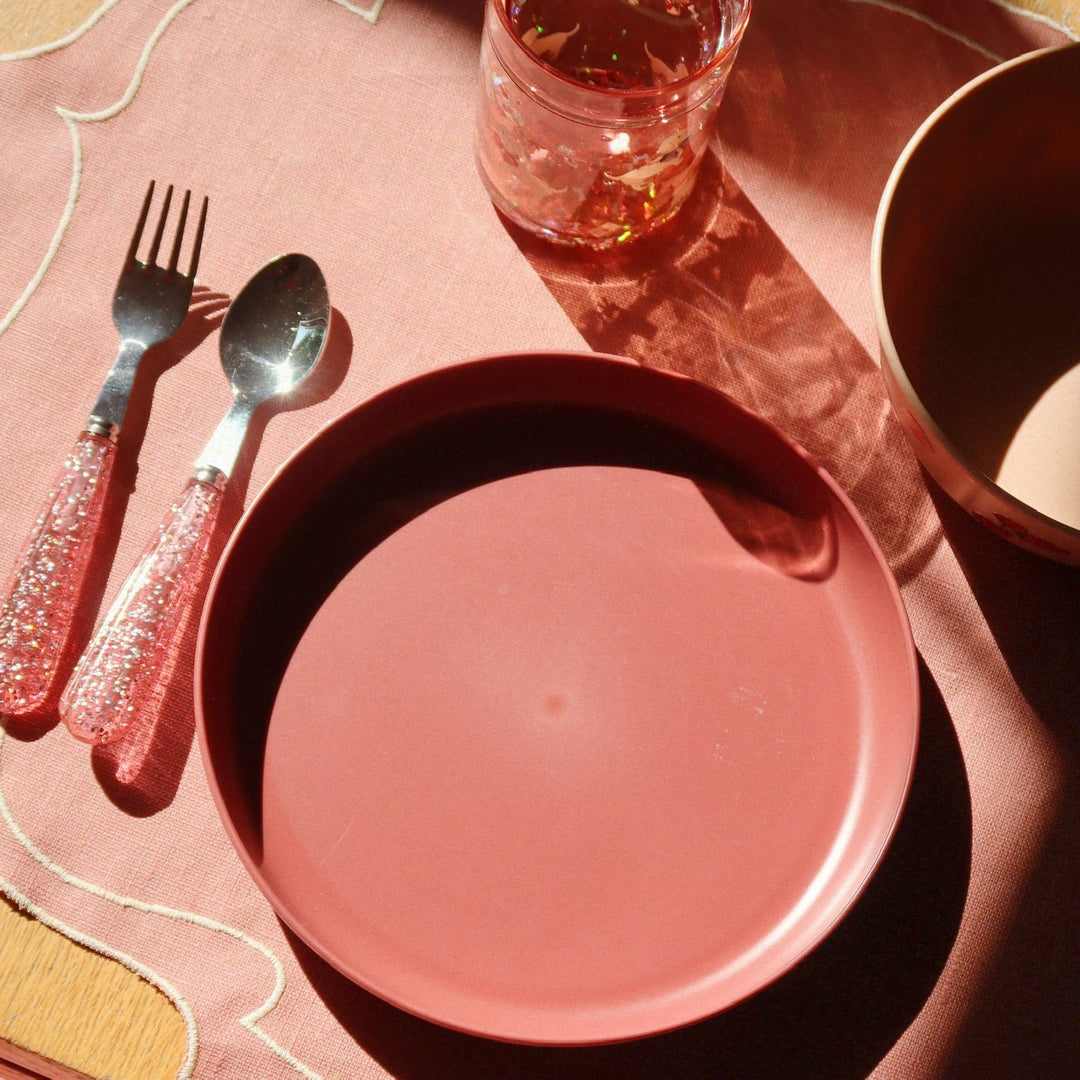 Konges Slojd – Plates (5 Pack) – Cherry Mix - Mabel & Fox