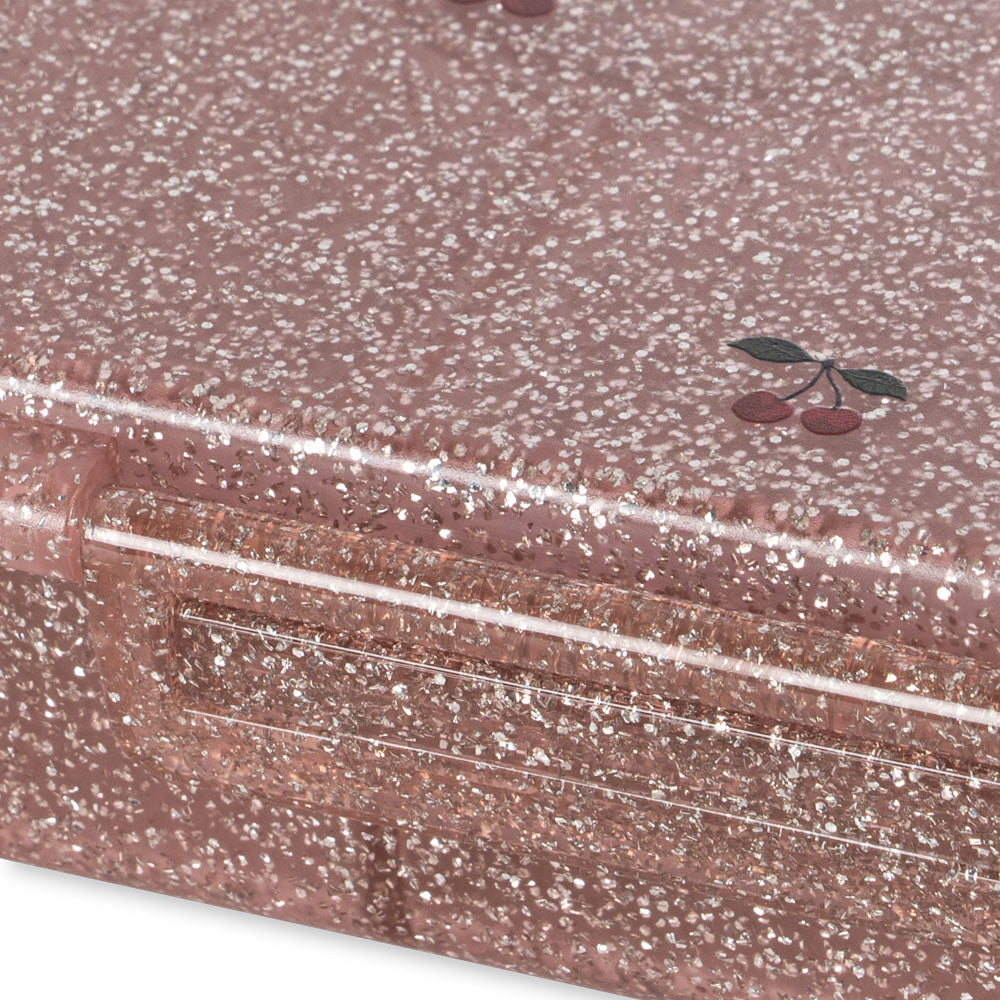 Konges Slojd – Bento Lunch Box – Cherry Glitter - Mabel & Fox