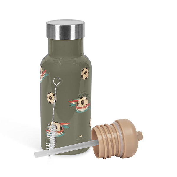 Konges Slojd – Thermo Bottle – Green/Kick It - Mabel & Fox