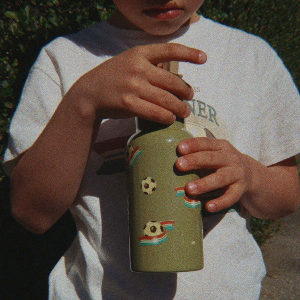 Konges Slojd – Thermo Bottle – Green/Kick It - Mabel & Fox