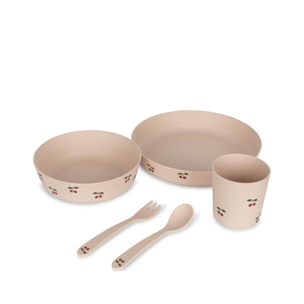 Konges Slojd - PLA Dinner Set - Cherry - Mabel & Fox