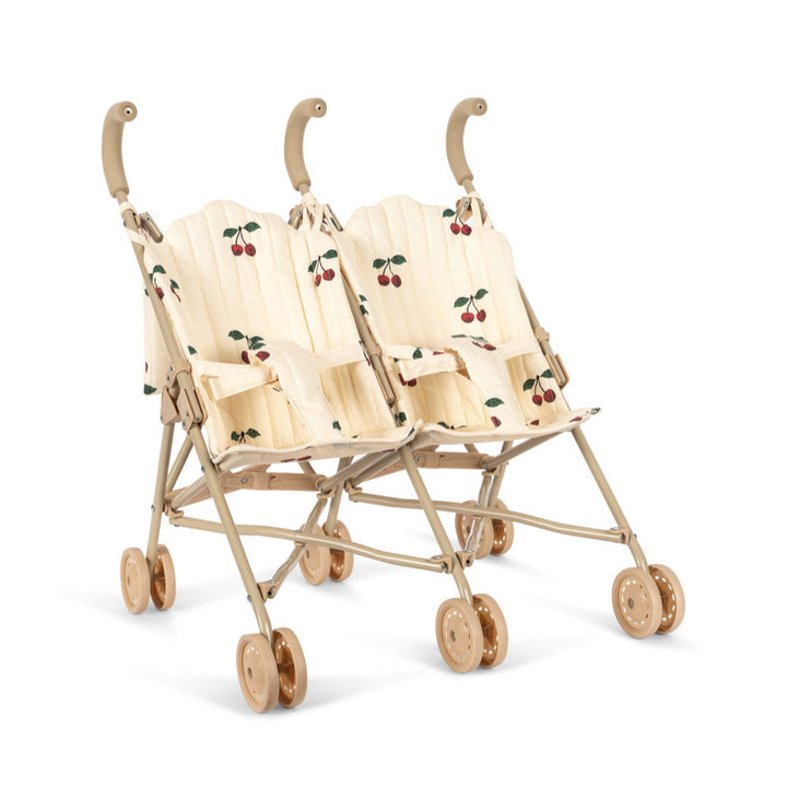 Konges Slojd - Double Doll Stroller - Ma Grande Cerise