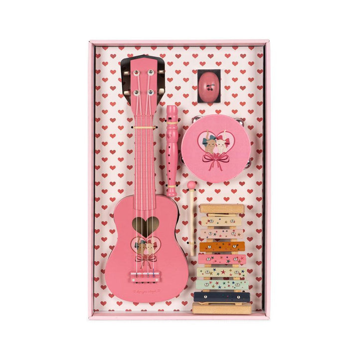 Konges Slojd - Musical Instrument Gift Set - All I Wish For - Bow Kitty