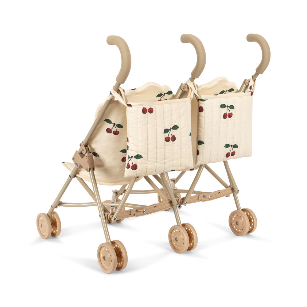 Konges Slojd - Double Doll Stroller - Ma Grande Cerise