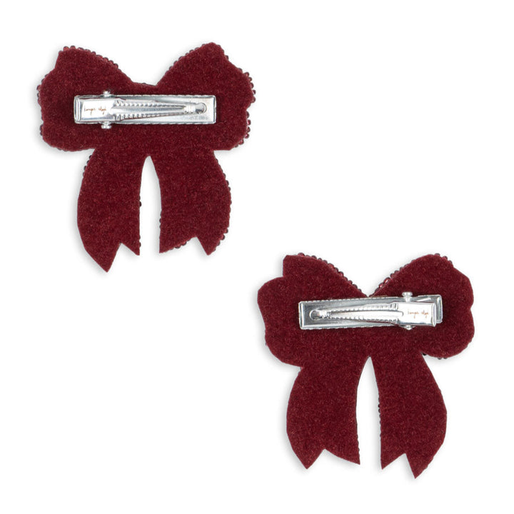 Konges Slojd - Sequin Bow Hair Clip (2 Pack) - Mabel & Fox