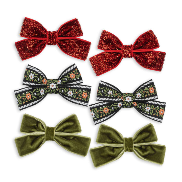 Konges Slojd - Micki Bow Hair Clips (6 Pack)