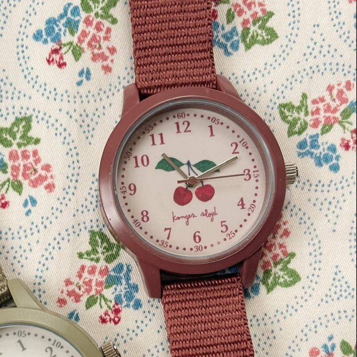 Konges Slojd - Kids Wrist Watch - Cherry