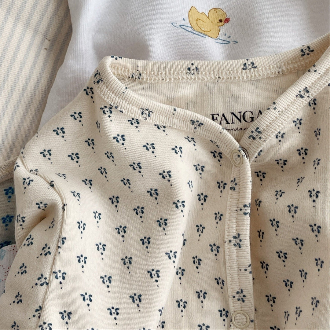 Konges Slojd -  Fanga Fontana- Bello- Newborn Set - Punto Blu