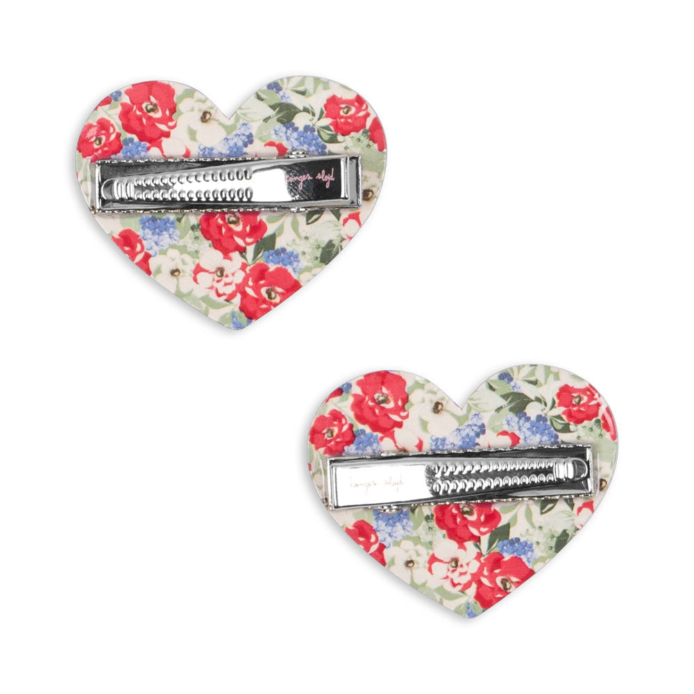 Konges Slojd - Hair Clip - Vilma - Floris (2 Pack) - Mabel & Fox