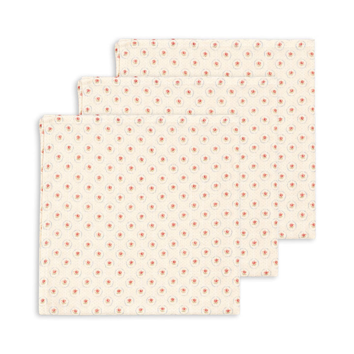 Konges Slojd - Muslin Cloths - GOTS - Mirage (3 Pack) - Mabel & Fox
