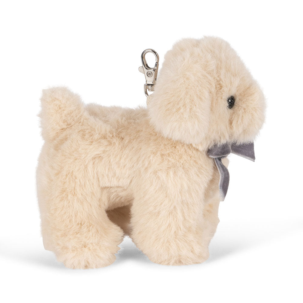 Konges Slojd – Animal Bag Charm – Beige Puppy - Mabel & Fox