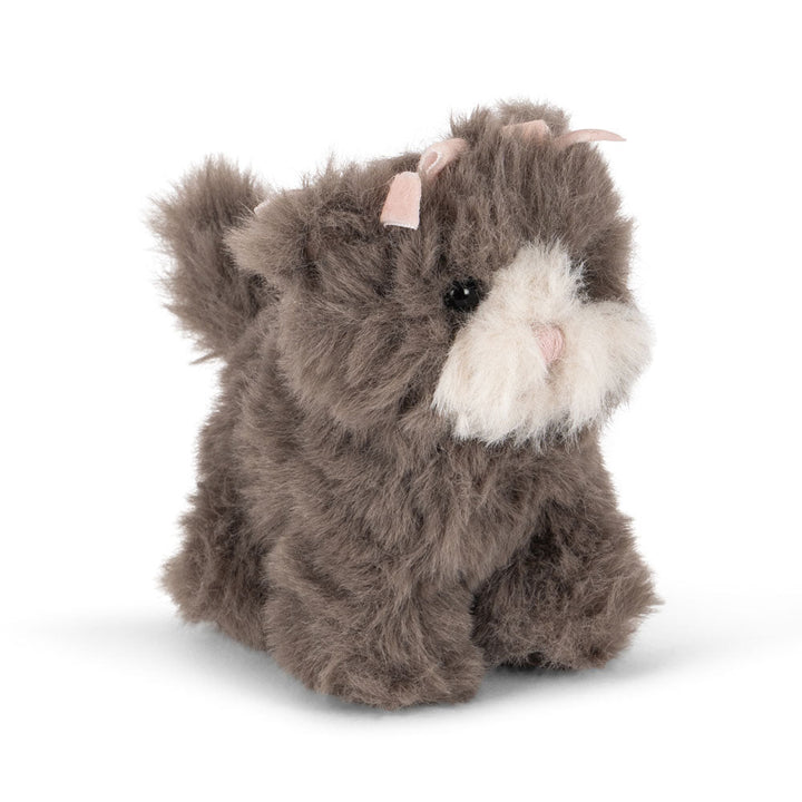 Konges Slojd – Animal Bag Charm – Grey Cat - Mabel & Fox