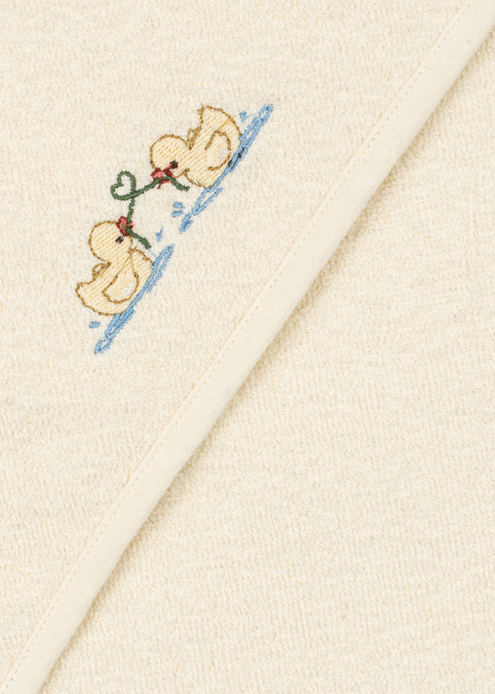 Konges Slojd- Fanga Fontana - Figo Baby Towel - Antique White