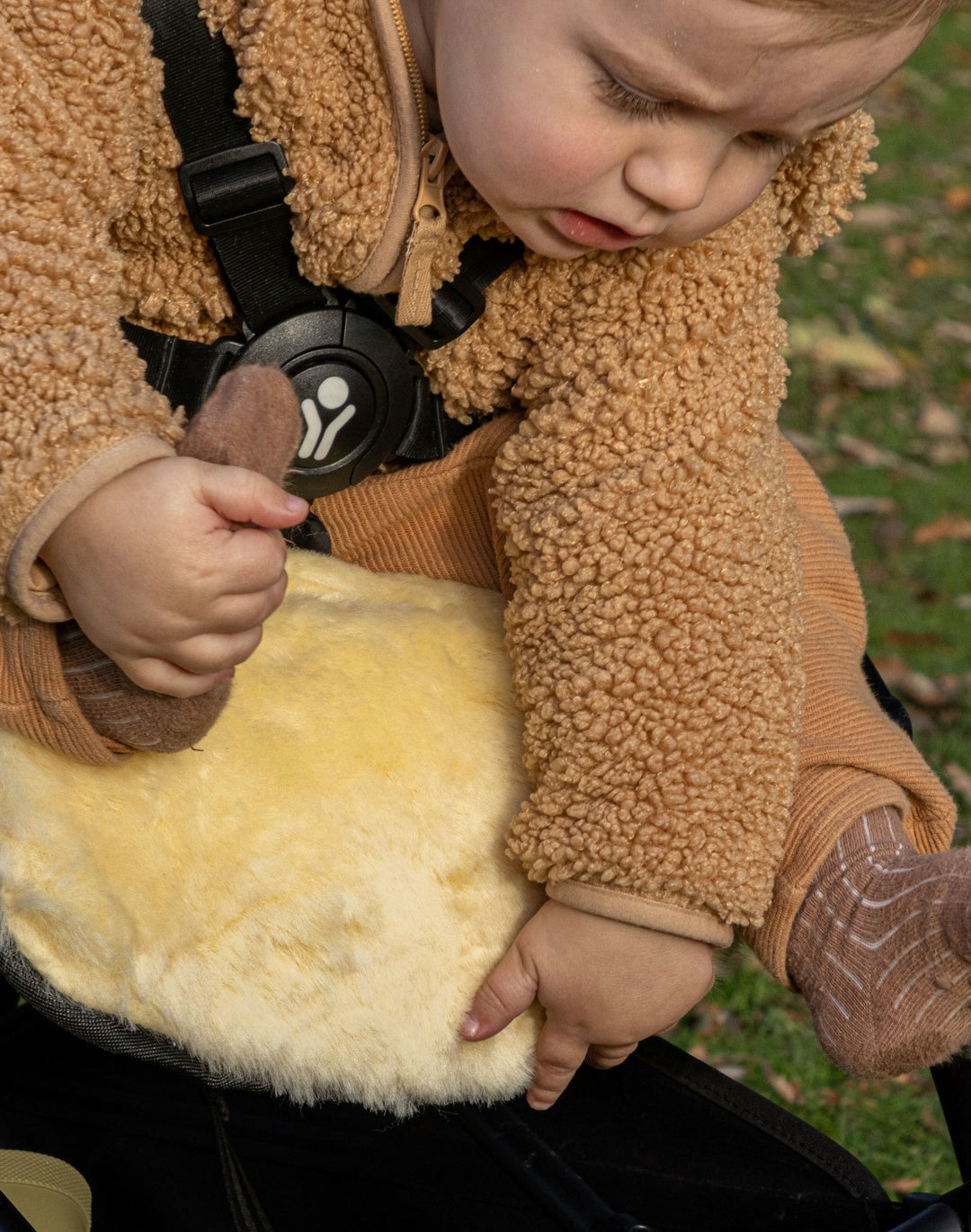 Naturally Sheepskins - Sheepskin Pram Liner - Original Natural