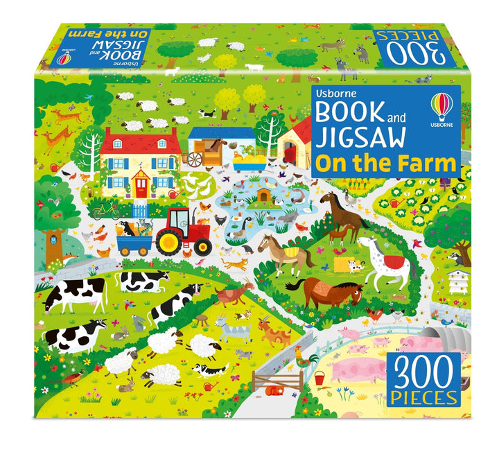 Usborne - Book and Jigsaw On The Farm - Mabel & Fox