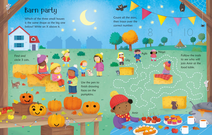 Usborne - Wipe-Clean Autumn Activities - Mabel & Fox