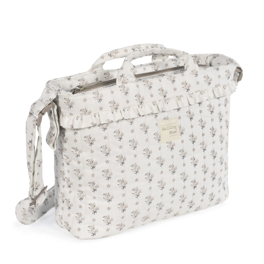 Walking Mum - Changing Bag - Botton Flowers - Mabel & Fox